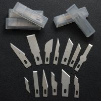 【YF】 10Pcs Non-Slip Metal Engraving Craft Knives Blades Cutter for Mobile Phone Scalpel Parts PCB Repair Hand Tools Accessories