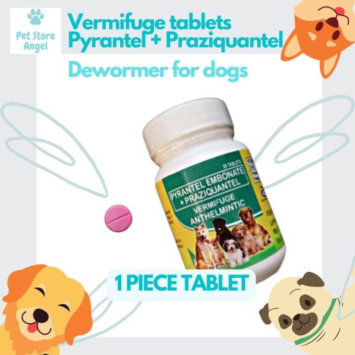 1 Piece Vermifuge Tablet Dewormer For Dogs Deworming Pang Purga Kontra ...