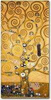 Tree Of Life Soclet Frieze 1905งานศิลปะโดย Gustav Klimt ศิลปะบนผืนผ้าใบสำหรับติดกำแพงขนาด16คูณ32นิ้ว