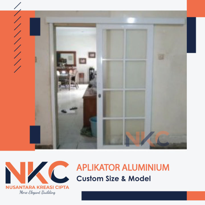 Pintu Aluminium Ornamen