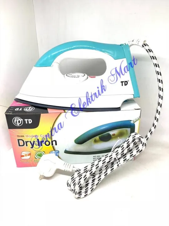 Setrika Listrik National Plus TD Dry Iron