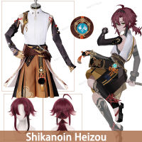 Shikanoin Heizou เครื่องแต่งกายคอสเพลย์เกม Genshin ผลกระทบเครื่องแต่งกายคอสเพลย์อะนิเมะชุดวิกผมสูทผู้ชายผู้หญิงฮาโลวีนปาร์ตี้เครื่องแต่งกาย