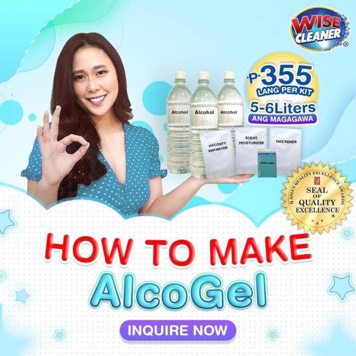 Wise Cleaner Alcohol Gel DIY Kit Lazada PH