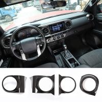 Car Central Control Air Outlet Frame Air Conditioning Outlet Decorative Frame for Toyota Tacoma 2016-2021