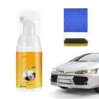 ชุดทำความสะอาดภายในรถยนต์สเปรย์โฟมอเนกประสงค์ Auto Kitchen Stain Removal Kit Lemon Flavor Cleaning Tool With Cleaning Sponge