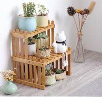 ชั้นไม้ วางกระถางต้นไม้ ขนาด 37 เซนติเมตร มินิมอล พร้อมส่ง TT040 garden rack 76/120