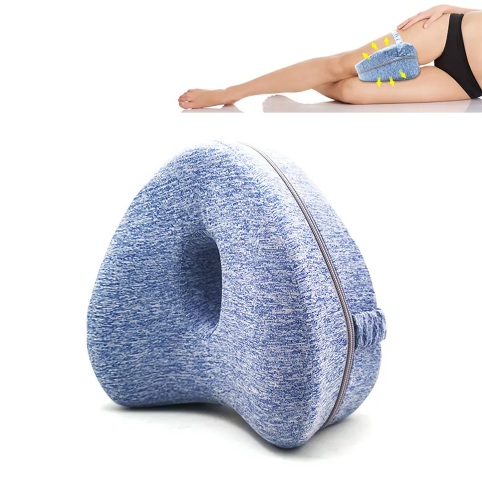 Heart Shape Smoothspine Alignment Pillow Relieve Hip Pain Sciatica Leg Knee  Foam Support Pillows For Side Sleepers Memory Foam