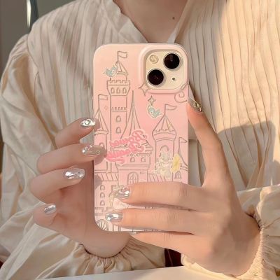 เคสโทรศัพท์มือถือ กันกระแทก ลายการ์ตูน Girly Pink สําหรับ iPhone 11 12 12pro max 13 13pro 13promax 14 14pro 14promax