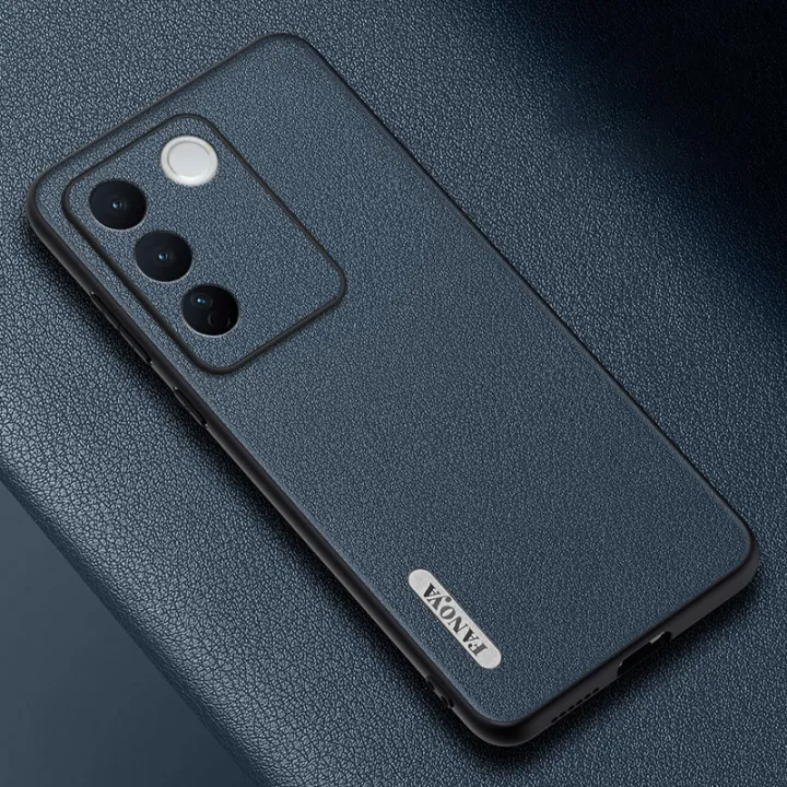 เคสสำหรับ-vivo-v27-pro-v27e-5g-2023ความสะดวกสบายปลอกอ่อนป้องกันหนังสำหรับ-vivov27-pro-v27pro-vivov27e-กันกระแทกง่ายป้องกันด้านหลังเคสแฟชั่นลำลองธุรกิจ