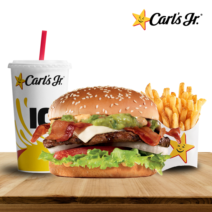 Carls Jr Guacamole Bacon Burger Combo Redeem In Store Lazada Singapore 3370