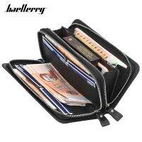 （Layor wallet）Baellerry แบรนด์ผู้ชาย39; S,กระเป๋าทรงยาวข้อมือโทรศัทพ์มือถือคุณภาพดีกระเป๋าใส่นามบัตรโทรศัพท์กระเป๋าเงินผู้ชายความจุเยอะของผู้ชายกระเป๋าเงินทรงคลัทช์