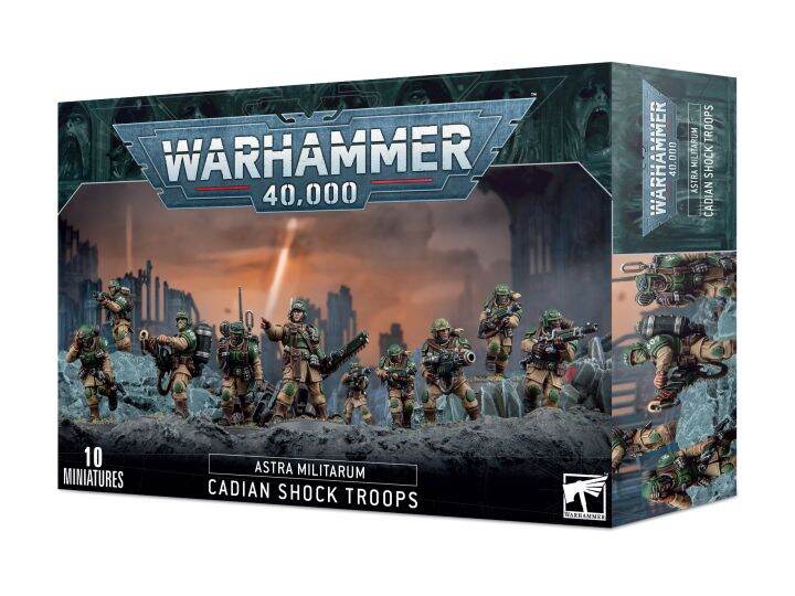 Warhammer 40k Astral Army Cadian Shock Troops New Edition 