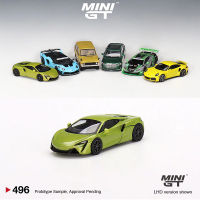 MINI GT 1:64 Model Car Alloy Die-Cast Sport Vehicle #496 LHD Green