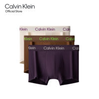 CALVIN KLEIN กางเกงในแพ็ค 3 ชิ้นผู้ชาย Stencil Logo Cotton Stretch ทรง Lr Trunk รุ่น NB3705 FZ4 - สี Multicolor