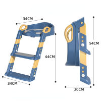 บันไดสไตล์ห้องน้ำเด็ก Boy And Girl ห้องน้ำเด็กพับ Rack สตูลเด็ก Step Toilet Seat Ring Baby Potty Toilet