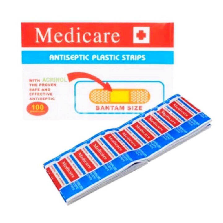 100pcs Medical plaster strips Adhesive Antiseptic Band Aid Lazada PH
