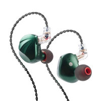 AK TRN VX 6BA+1DD Hybrid Metal In Ear Monitor Earphone HIFI Sport Earphone Earplug Headset Headplug v90v80BT20S with QDC 3.5mm