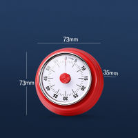 Reminder Count Down Kitchen Timer Dial Cooking Timer Retro Mechanical Clockwork Digit Pointer Portable Clock Magnetic Bottom