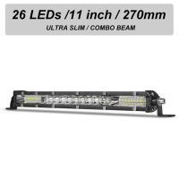 Nlpearl Ultra Slim 10 20 30 inch Led Work Light Bar 12V 24V Led Bar Offroad Combo Driving Light for 4x4 Trucks Jeep ATV Tractor