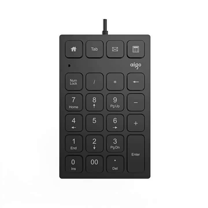 Patriot N28 Wired Numeric Keypad Laptop USB External Mini Accounting