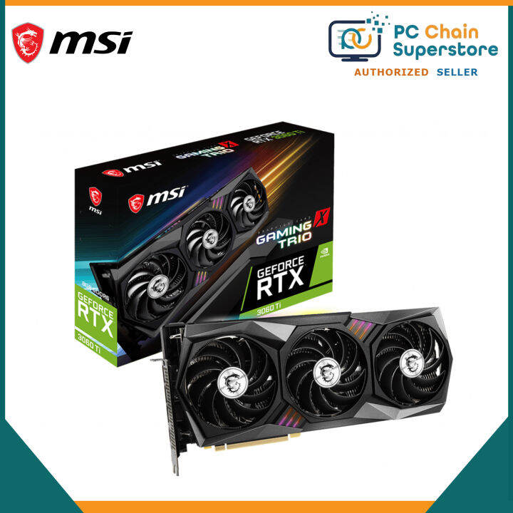 MSI GeForce RTX 3060 Ti Gaming X Trio 8GB GDDR6 256bit 3060Ti Graphics ...