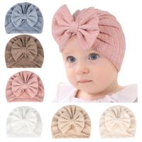 1 Pieces Children Baby Hat Kids Bowknot Cap Newborn Girls photography Props Spring Autumn Modis Beanie Turban Infant Props Cups