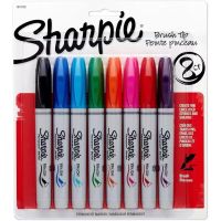 Sharpie Brush ปากกาเคมีปลายพู่กัน ชุด 8 สี