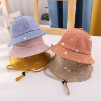 [hot]Summer Cartoon Baby Hat Kids Windproof Bucket Hat UV Protection Beach Sun Hats For Girls And Boys Children Cute Buckets Cap