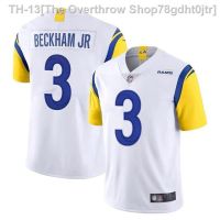 ✣ Nfl Los Angeles Rams Rugby Jersey No. 3 Odell Beckham Jr Jersey