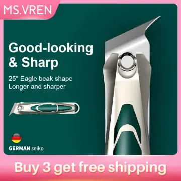 MR.GREEN Nail Clippers, Cuticle Clipper, Medical Grade Stainless Steel,  Sharp and Durable Nail Cutter for Men and Women (M-1110plus)