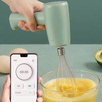 ✓✣ 2 In 1 USB Electric Egg Beater Milk Frother Garlic Chopper Masher Whisk 3-Speed Mixer Kitchen Handheld Automatic frother foamer