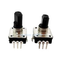 5pcs 360 Degree Rotary Encoder EC12 RE12 Audio Encoder Coding 3 Pin 24 Position Without Push Button Switch Handle 12MM 15MM