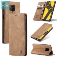 【☃】 C&amp;T e-Mart Case For Note 9S /Redmi Note 9 Pro/redmi Note 9 Pro Retro Flip Wallet Phone Cover Magnetic With Stand Card Slots Casing