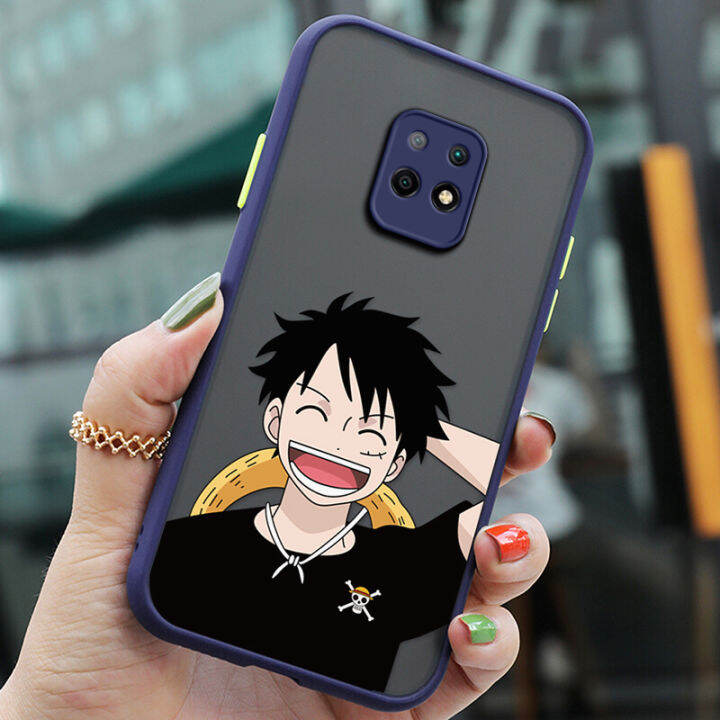 เคส-redmi-10x-pro-5g-การ์ตูน-luffy-ultra-thin-skin-รู้สึก-frosted-เลนส์ใสกล้องฟิล์มป้องกัน-ฝาหลังแบบแข็ง-ขอบซิลิโคนอ่อนนุ่ม-เต็มปก