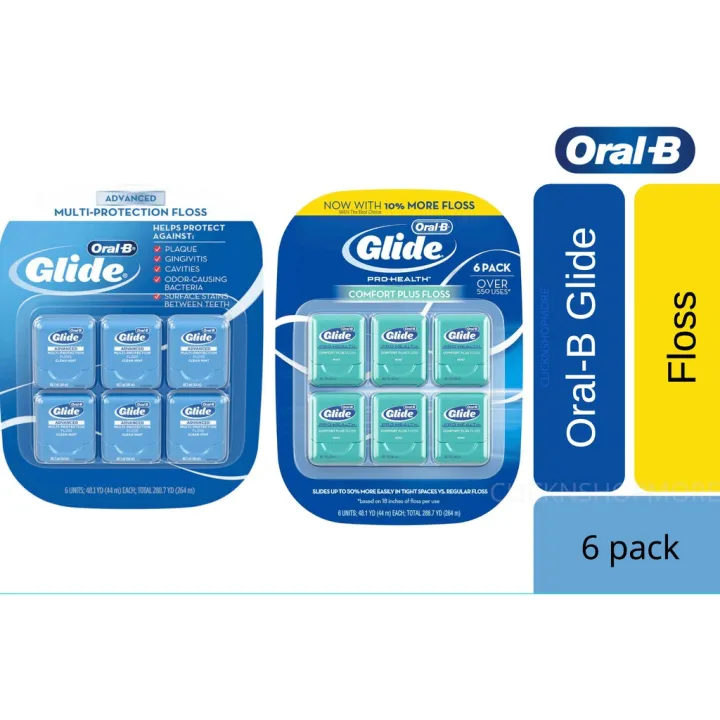 Oral-B Glide Dental Floss Advanced Multi Protection OR Oral-B Pro ...