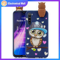 เคสเคสโทรศัพท์มือถือพิมพ์ลายการ์ตูน3D ฝาหลัง TPU แบบนิ่มสำหรับ Redmi NOTE 8T