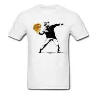 Hot Sale Van Gogh Banksy T-Shirt Crew Neck Cotton Mens Tops Tees Short Sleeve Tshirt VALENTINE DAY Sunflower Art Design Clothes  W6FZ