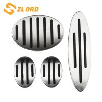 Zlord Brake Dead Pedal Cover Set DSG for MINI Clubman Countryman Cooper Paceman Roadster F60 R56 R60 R61 F54 Car Stying