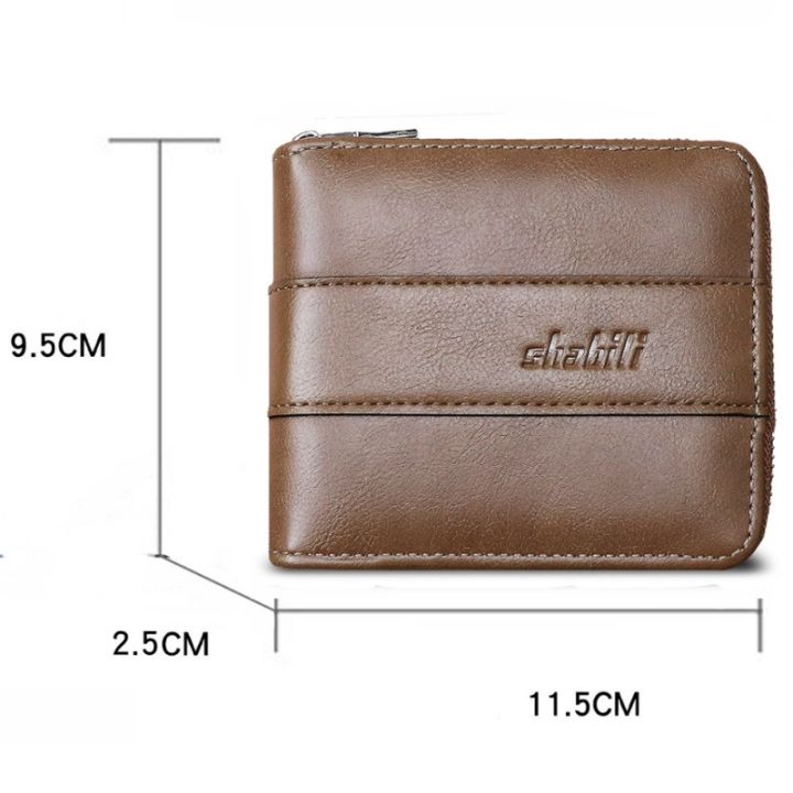 new-zipper-mens-short-wallet-oil-wax-leather-business-youth-wallets-large-capacity-card-holder-multifunction-mens-coin-purse