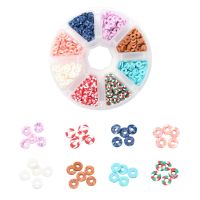 1280pc 6mm Round Polymer Clay Hole Beads Boho celets Jewelry Accessories Cheap Disk Loose Spacer Beads for DIY Jewelry Making