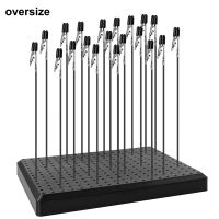 14 X 19 Holes Oversize Model Painting Tool Set 1pc Painting Base 20pcs Alligator Clips with Covers Airbrushing Tools GJJC19B