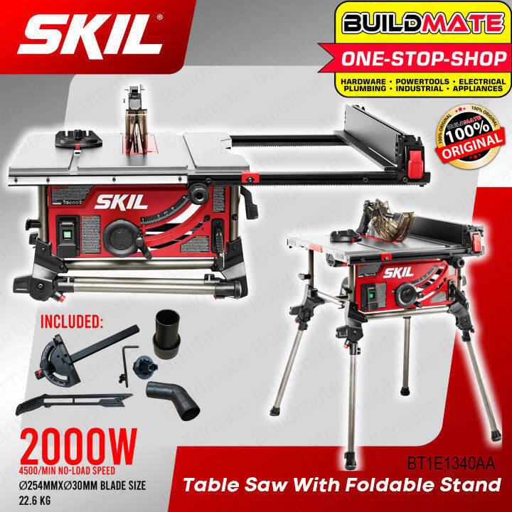 SKIL 2000W Heavy Duty Industrial Table Saw With Foldable Stand SOLD PER SET BT12121340AA