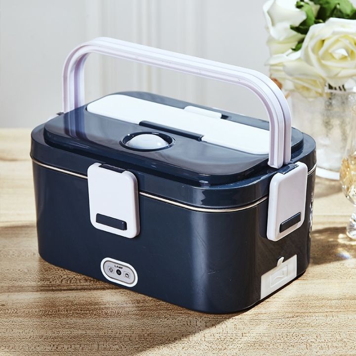 Electric Lunch Box Portable Food Warmer for Car and Home Upgrade Food  Heater 3 in 1 Dual Power Supply 12V 24V 110V 1.8L Large Capacity Removable