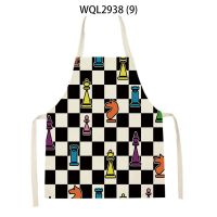 Geometry Print Apron Woman Creative Kitchen Apron Lattice Child Aprons Dinner Party Cooking Apron Adult Baking  colorful apron