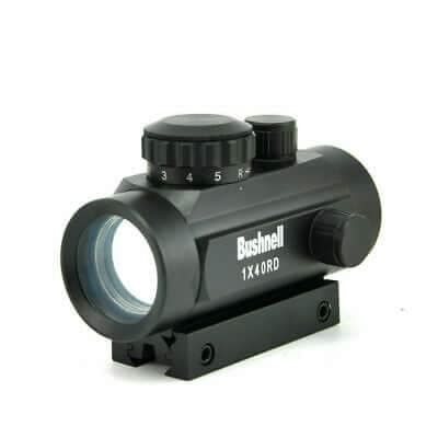 red-dot-ยี่ห้อ-bushnell-rd-จุดแดง-ขนาด-1x40-มิลลิเมตร-รางขนาด-11-และ-22-มิล-สลับได้-อย่างดี-แบบหน้ากรม-ยาว-4-นิ้ว