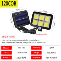 LED Solar Light COB 65W-300W Large Outdoor Solar Waterproof Street Light Garden Lighting Smart Remote Control Light