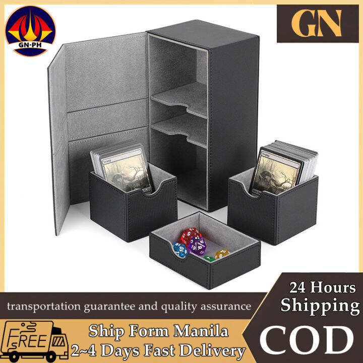 Large Size MTG Pokenmon Yugioh Deck Box Card Case Deck Holder Board