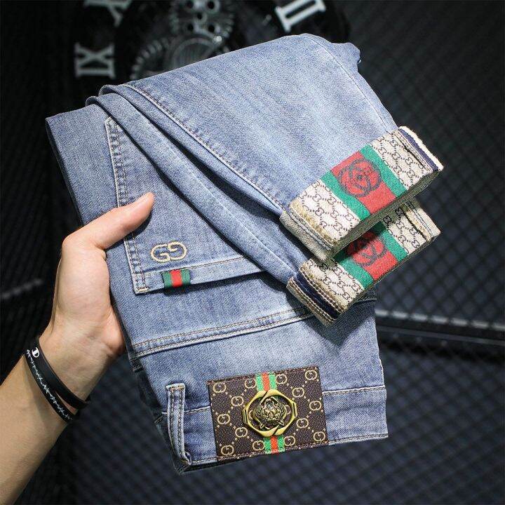 Naimo jeans 2023 European station highend embroidered highend jeans