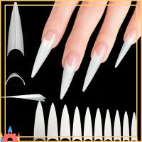 PEANTEK 3สี DIY ฝรั่งเศส Stiletto เครื่องมือความงามเล็บเจลปลอมยูวีเล็บเคล็ดลับการทำเล็บปลอม