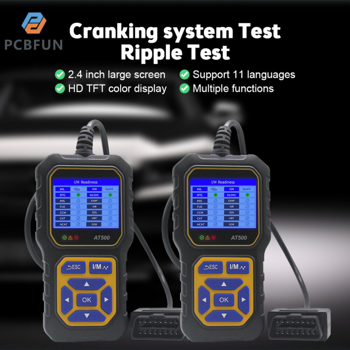 pcbfun-เครื่องสแกน-at500obd-เครื่องเครื่องอ่านโค้ดความผิดปกติของเครื่องรถยนต์แบบสากล-eobd-obd-สามารถวินิจฉัยเครื่องมือสแกนได้